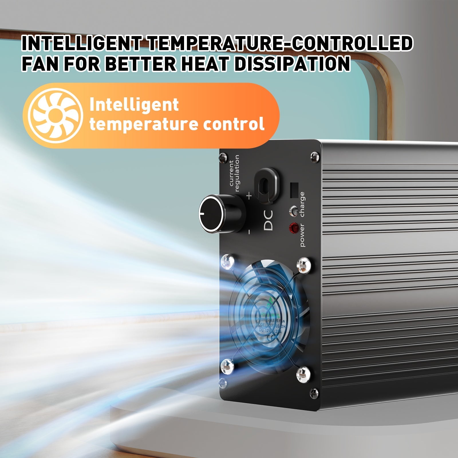 Suraziki 50,4 V 1-15 A Strom einstellbar Lithium-Batterie-Ladegerät für 12S 44,4 V Li-Ionen-/ternäre Lithium-/Polymer-Batterien, E-Bike-Scooter-Batterieladegerät