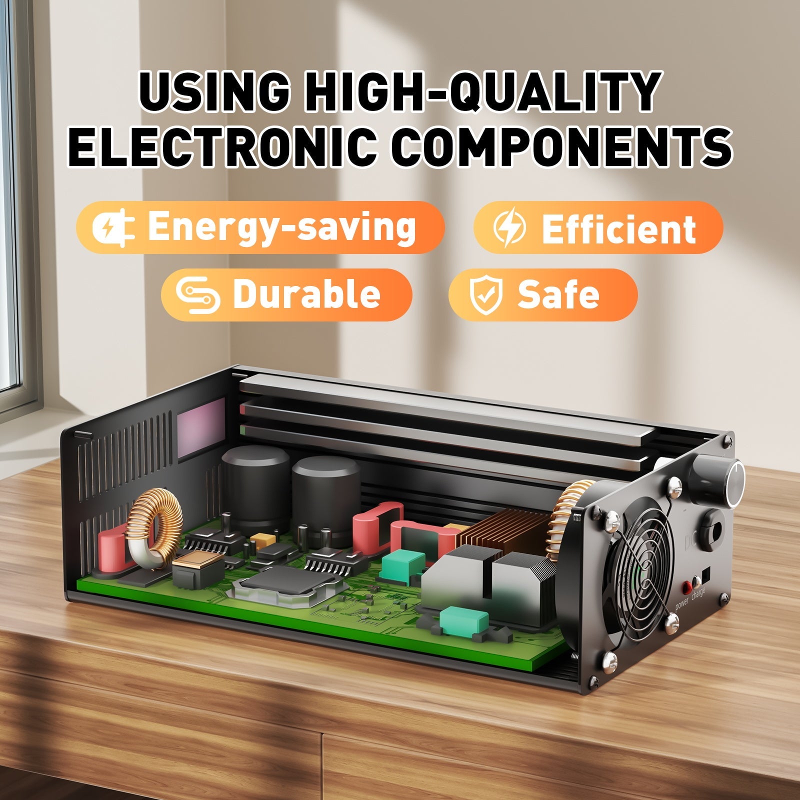 Suraziki 73V 1-15A Einstellbare Stromstärke Lithium LiFePO4 Batterie Ladegerät für 20S 64 V (60 V) LiFePO4-Batterie, Kühllüfter, Gehäuse aus Aluminiumlegierung, LCD-Display
