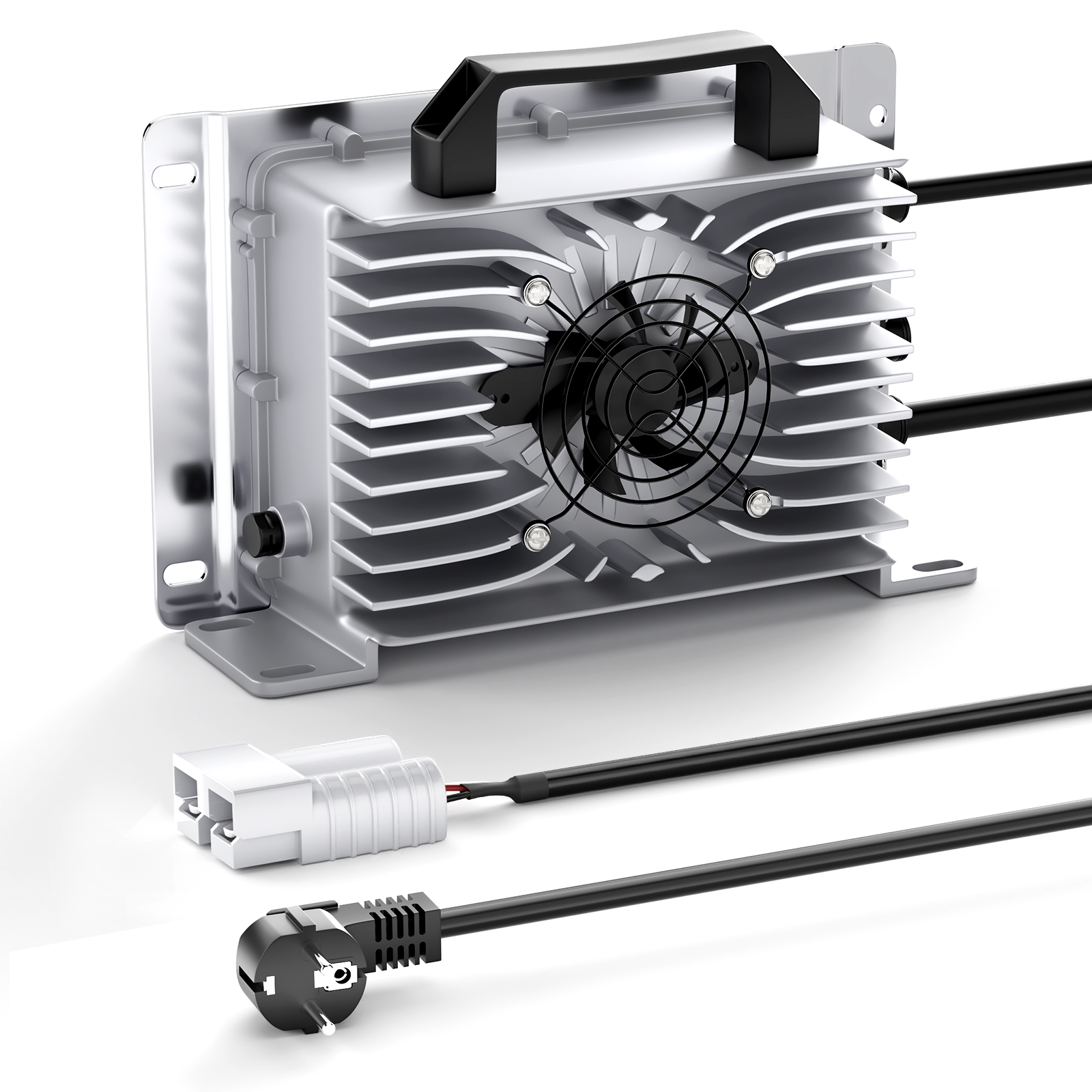 Caricabatterie Suraziki 58,4 V 35 A per batterie al litio Lifepo4 da 51,2 V a 48 V 16S Batteria, impermeabile, caricabatteria con attivazione BMS 0V per camper, barche, golf cart, sistema di accumulo di energia